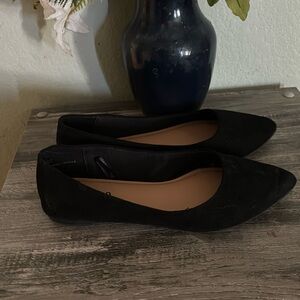 Wide Width Suede Flats